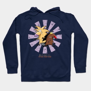 Angry Beavers Retro Japanese Hoodie